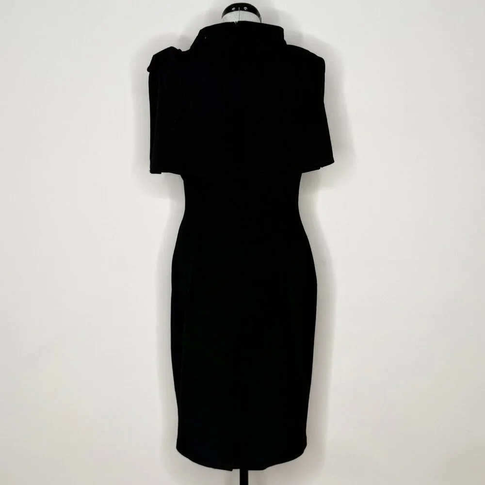 Aisize Vintage Style Capelet Sheath Dress - Picture 6 of 11